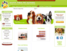 Tablet Screenshot of happypawsinc.com